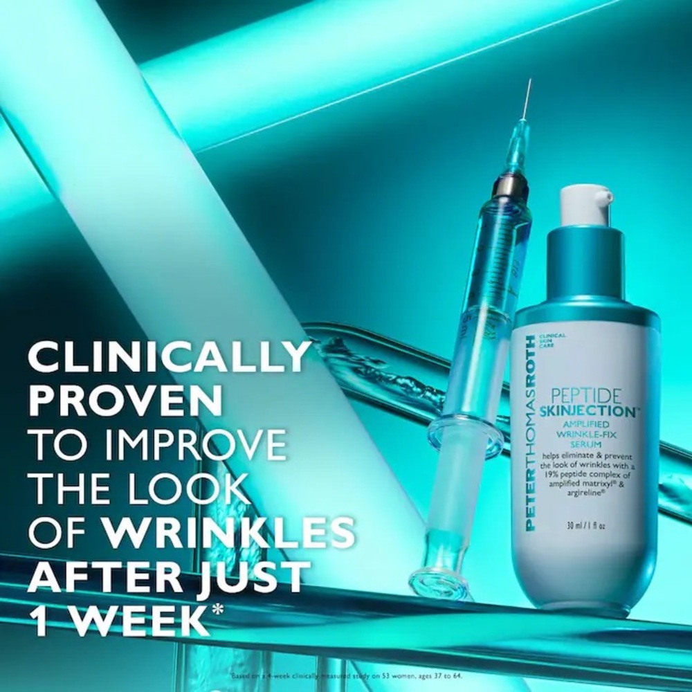 Peter Thomas Roth Peptide Skinjection Amplified Wrinkle-Fix Refillable Serum 1oz - Picture 2 of 3